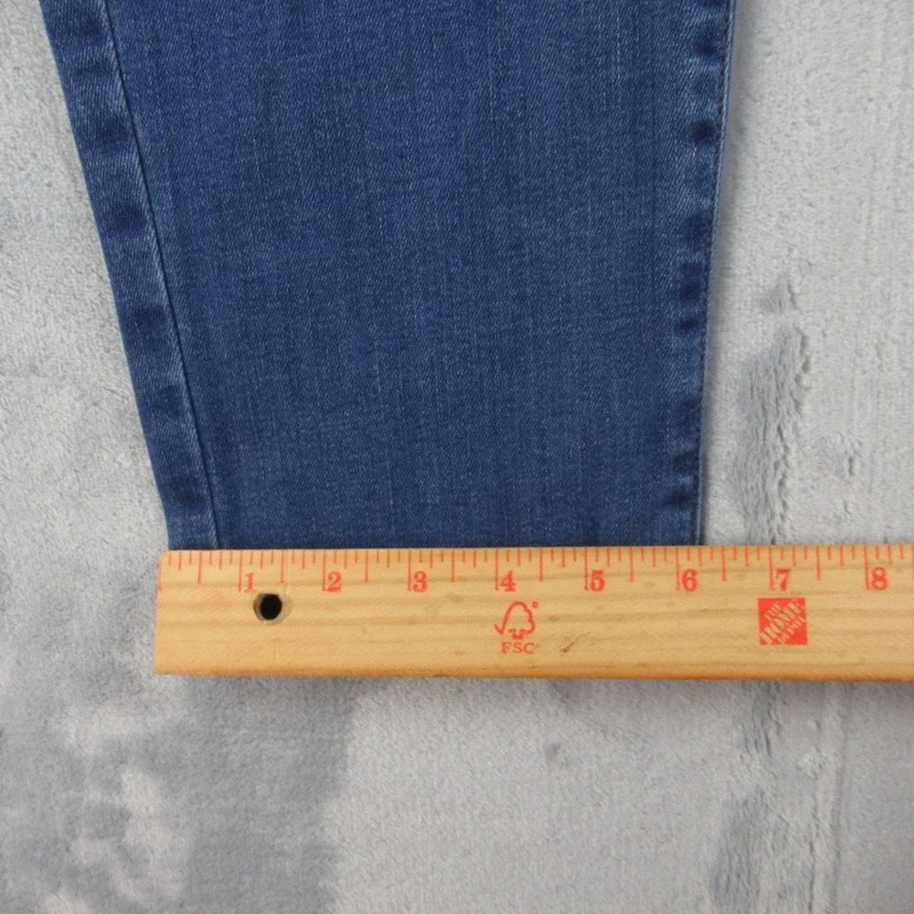 J Jill Denim Boyfriend Straight Leg Ankle Jeans Blue Medium Wash 14P Petite - Picture 8 of 13